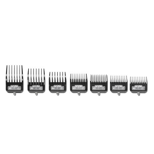 Andis BG Series Premium Aufsteckkämme mit Metallclip, 7-teilig