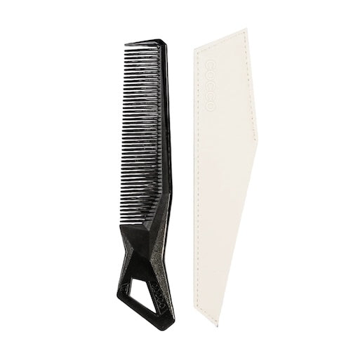 Cocco Professional Clipper Comb Schwarz – Haarschneidekamm aus PEI