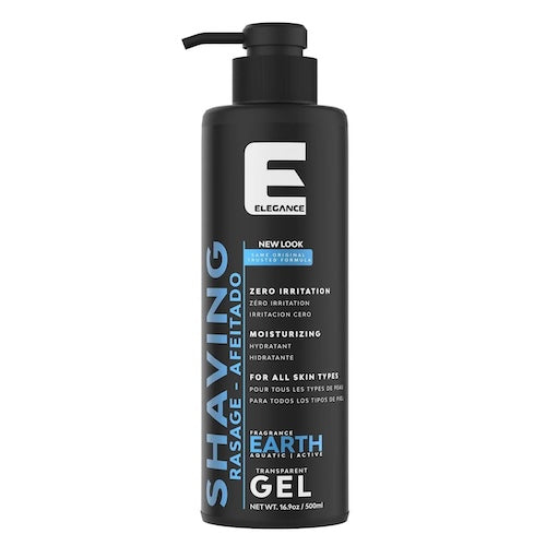 Elegance Rasiergel Earth 16,9 oz – transparentes Shaving Gel