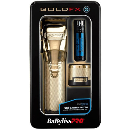 BaBylissPRO FXONE GoldFX Akku-Haarschneidemaschine aus Vollmetall