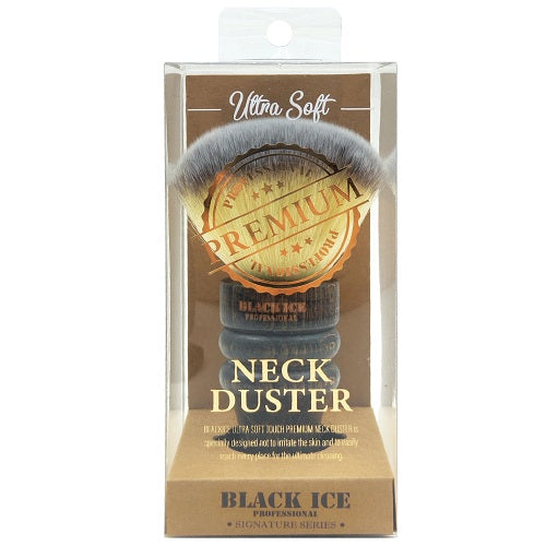 Black Ice Nackenpinsel mit Holzgriff für Barbiere