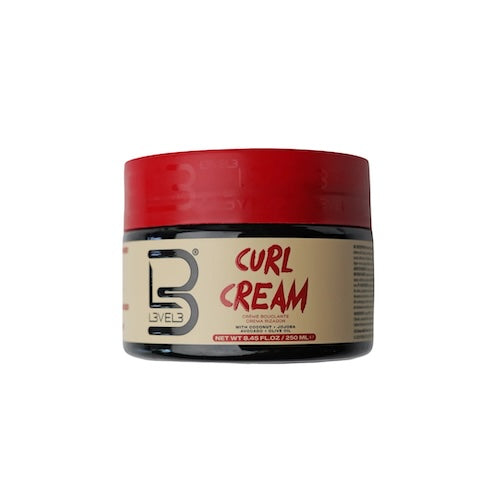 L3VEL3 Hydrating Curl Cream Lockencreme für Definition, 250 ml