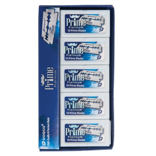 Dorco Prime Platinum Doppelklingen 100 Stück – Rasierklingen
