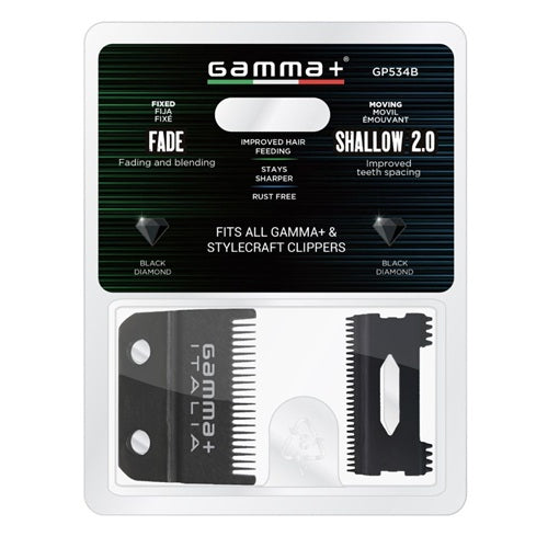 Gamma+ Black Diamond DLC Fade Scherkopf Shallow Tooth 2.0
