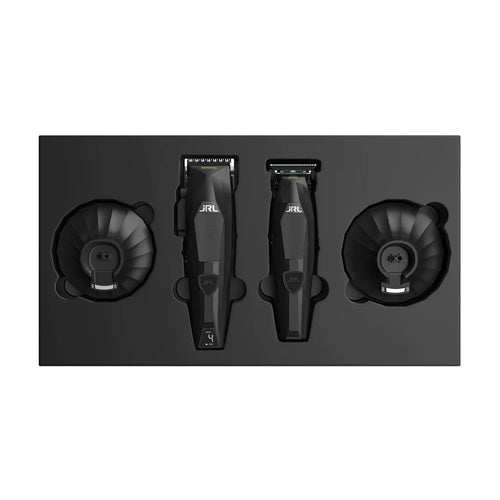 JRL Professional Diamante Schwarz Haarschneidemaschine & Trimmer Set
