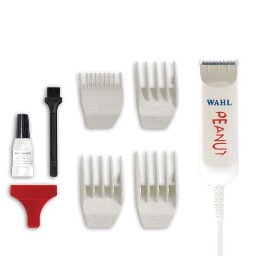 WAHL Professional Classic White Peanut Trimmer mit Aufsteckkämmen