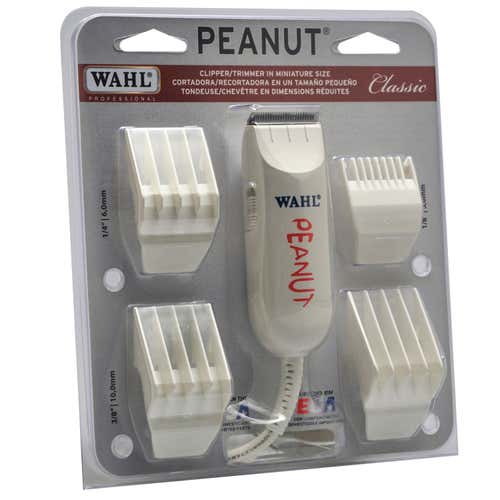 WAHL Professional Classic White Peanut Trimmer mit Aufsteckkämmen