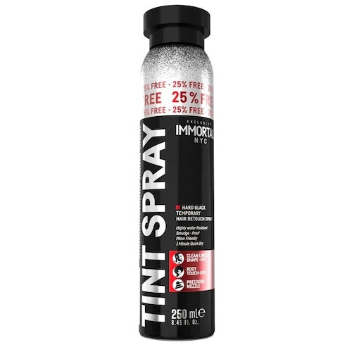 Immortal NYC Haarfarbspray Hard Black, temporär, 250 ml