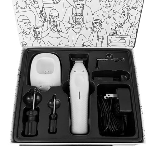 TPOB Play Whiteout Edition Akku-Trimmer mit Zero-Gap-Tool