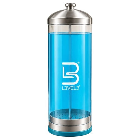 L3VEL3 Desinfektionsbehälter aus Acryl 37 oz mit Edelstahlkorb