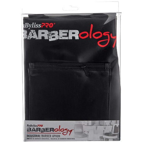 BaByliss PRO Barberology Friseurschürze Schwarz mit 3 Taschen
