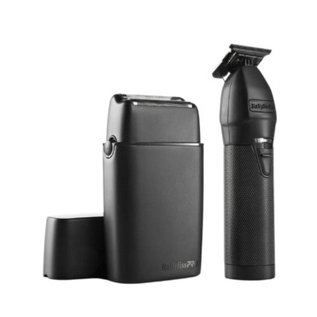 BaByliss PRO LimitedFX BlackFX Set: Trimmer & Doppelfolienrasierer