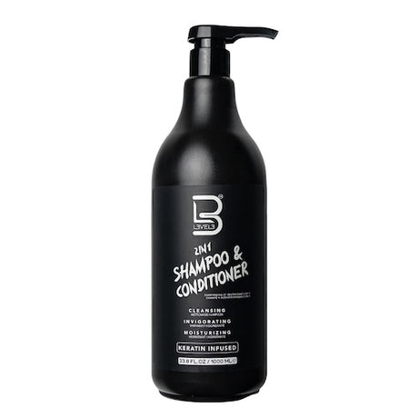 L3VEL3 2-in-1 Shampoo und Conditioner mit Keratin 1000 ml