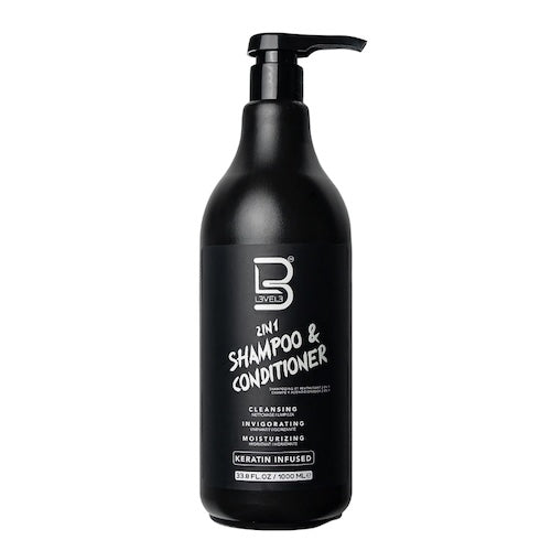 L3VEL3 2-in-1 Shampoo und Conditioner mit Keratin 1000 ml
