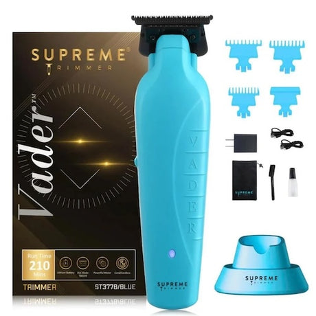 Supreme Trimmer Vader Konturenschneider Blau mit DLC-Klingen