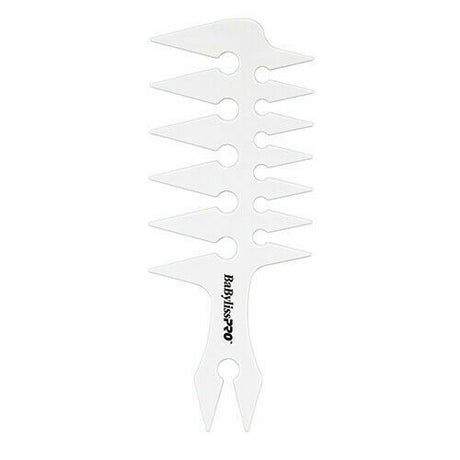 BaBylissPRO Barberology Stylingkamm mit weiter Zahnung – Weiß