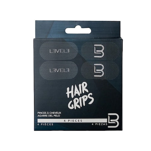 L3VEL3 Klett-Haarclips 4er-Set für Barbiere und Friseure