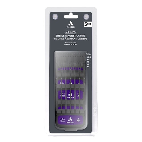 Andis AMP'D Magnetische Aufsteckkämme 5-teilig (1,5–13 mm)