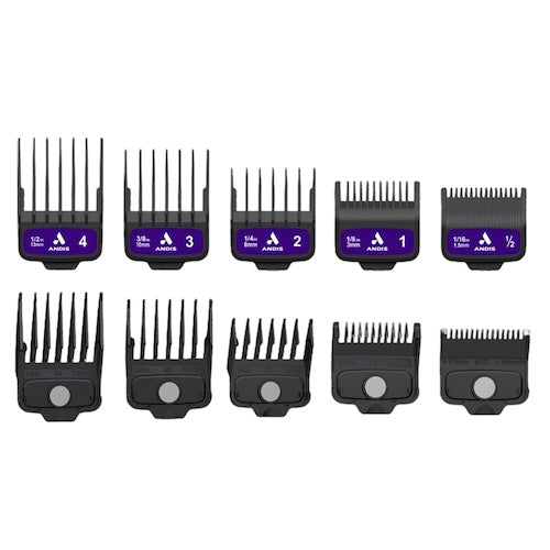 Andis AMP'D Magnetische Aufsteckkämme 5-teilig (1,5–13 mm)
