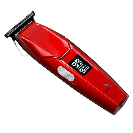 Andis Talon Akku-Trimmer Rot mit Deep-Tooth DLC-Klinge