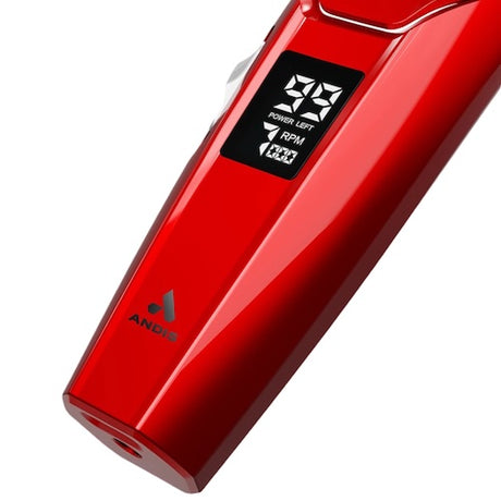 Andis Talon Akku-Trimmer Rot mit Deep-Tooth DLC-Klinge