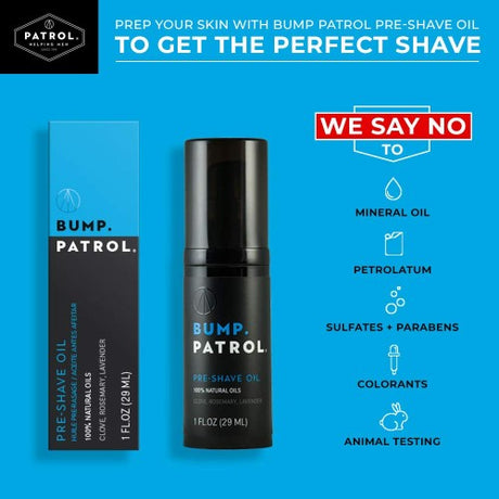 Bump Patrol Pre-Shave Oil Rasieröl vor der Rasur, 1 oz