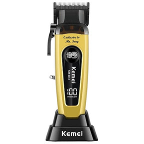 Kemei 90-4 Akku-Haarschneidemaschine mit LED-Display
