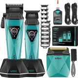 VGR V-877 S3 Profi-Haarschneidemaschine, Trimmer und Folienrasierer Set Teal