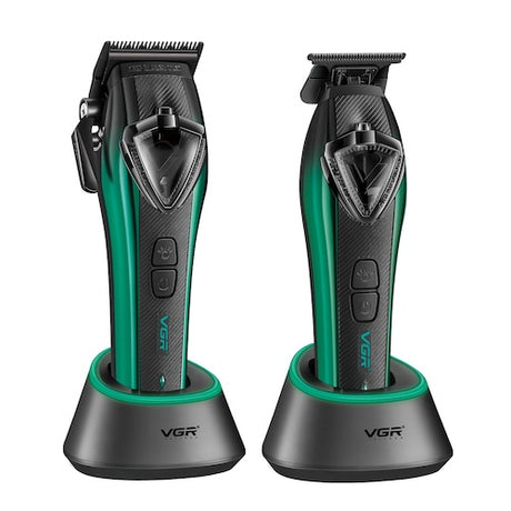 VGR V-883 S2 Profi-Haarschneidemaschine und Trimmer Set mit Vector-Motor