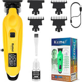 Kemei 1693 Akku-Trimmer mit T-Klinge und LED-Display