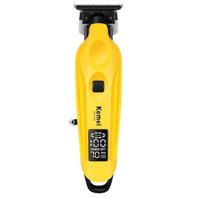 Kemei 1693 Akku-Trimmer mit T-Klinge und LED-Display