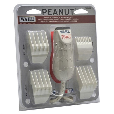 WAHL Professional White Peanut Trimmer (Modell 8655) mit Kämmen