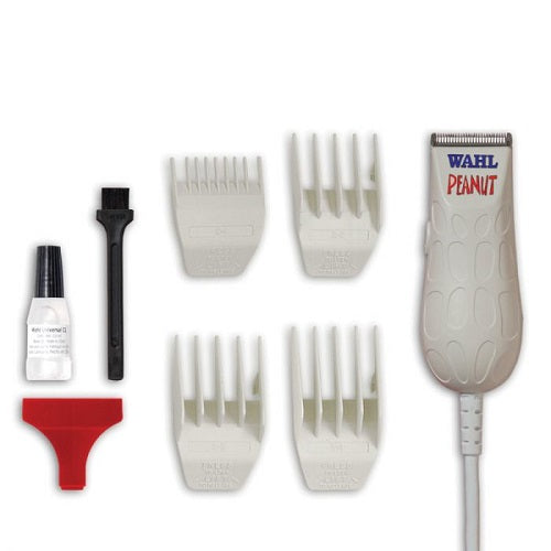 WAHL Professional White Peanut Trimmer (Modell 8655) mit Kämmen