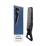 Cocco Professional Clipper Comb Schwarz – Haarschneidekamm aus PEI
