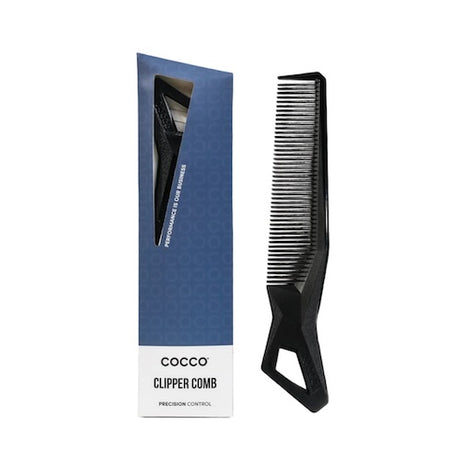 Cocco Professional Clipper Comb Schwarz – Haarschneidekamm aus PEI