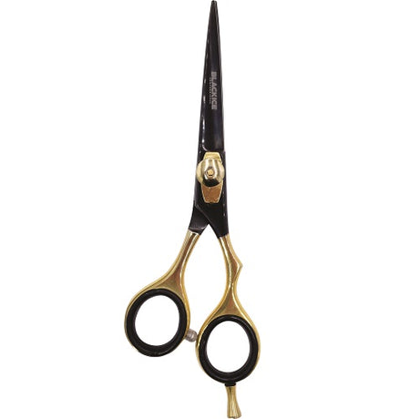 Black Ice Stylish Off Set Grip Friseurschere Black & Gold 5,5 Zoll