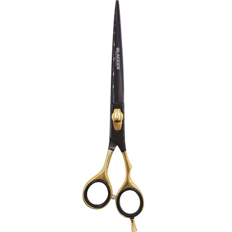 Black Ice Stylish Off Set Grip Friseurschere Black & Gold 7,5 Zoll