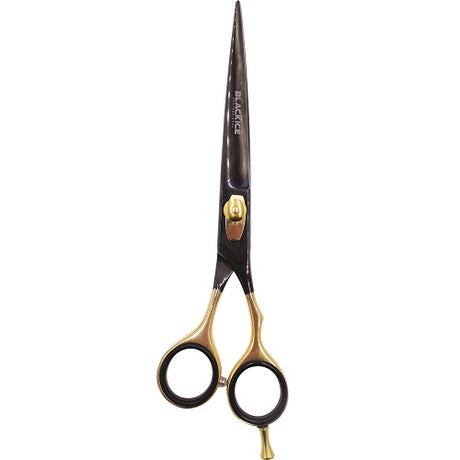 Black Ice Stylish Off Set Grip Friseurschere Black & Gold 7 Zoll