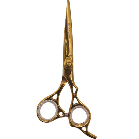 Black Ice Stylish Off Set Grip Friseurschere Gold 6 Zoll aus Edelstahl
