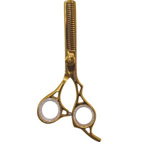 Black Ice Stylish Off Set Grip Effilierschere Gold 5,5 Zoll aus Edelstahl