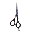 Black Ice Stylish Off Set Grip Holo & Black Friseurschere 5" mit Offset-Griff
