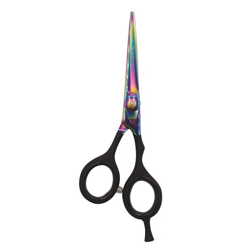 Black Ice Stylish Off Set Grip Holo & Black Friseurschere 5" mit Offset-Griff