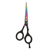 Black Ice Stylish Off Set Grip Holo & Black Friseurschere 5" mit Offset-Griff