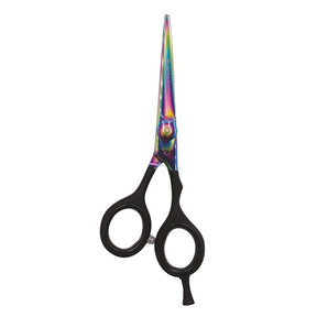 Black Ice Stylish Off Set Grip Holo & Black Friseurschere 5" mit Offset-Griff