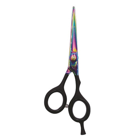 Black Ice Stylish Off Set Grip Holo & Black Friseurschere 5" mit Offset-Griff
