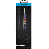 Black Ice Stylish Off Set Grip Holo & Black Friseurschere 6,5" mit Offset-Griff