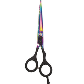 Black Ice Stylish Off Set Grip Holo & Black Friseurschere 6,5" mit Offset-Griff
