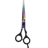 Black Ice Stylish Off Set Grip Holo & Black Friseurschere 6" mit Offset-Griff