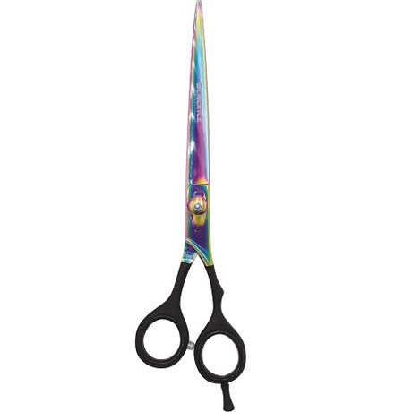 Black Ice Stylish Off Set Grip Holo & Black Friseurschere 7,5" mit Offset-Griff
