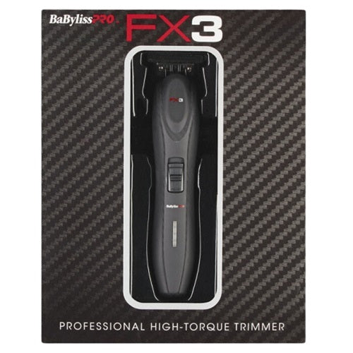 BaByliss PRO FX3 Black Akku-Trimmer mit 360°-T-Klinge